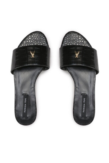 Patrizia Pepe Чехли 8X0050/L030 K377 Black Croco - Mera.bg