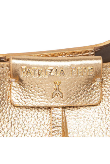 Patrizia Pepe Дамска чанта CB8896/L001-Y360 Златист - Mera.bg