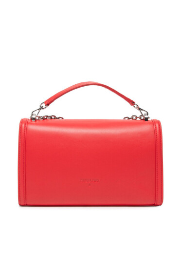 Patrizia Pepe Дамска чанта 8B0058/L034-FC87 Lipstick Red/Silver - Mera.bg