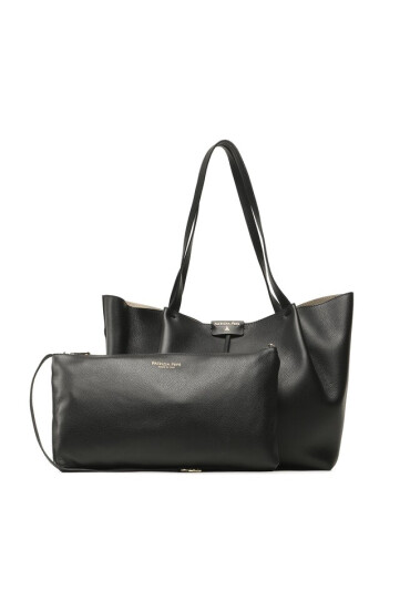 Patrizia Pepe Дамска чанта CB8896/L001-K118 Black/Light Gold - Mera.bg