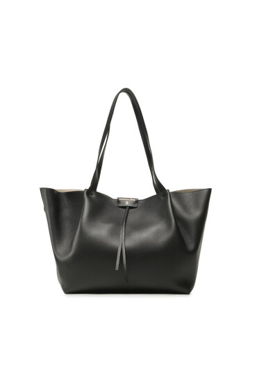 Patrizia Pepe Дамска чанта CB8896/L001-K118 Black/Light Gold - Mera.bg