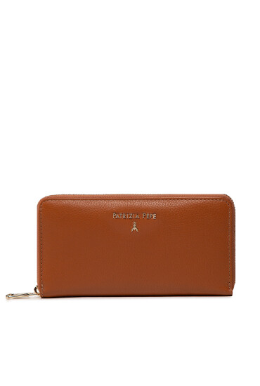 Patrizia Pepe Голям дамски портфейл CQ4879/L001-B757 Кафяв - Mera.bg