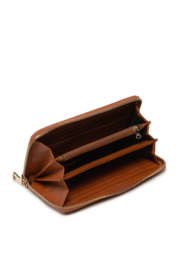 Patrizia Pepe Голям дамски портфейл CQ4879/L001-B757 Кафяв - Mera.bg
