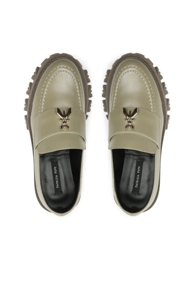 Patrizia Pepe лоуфъри с дебела подметка 8Z0009/L011-G545 Sage Green - Mera.bg