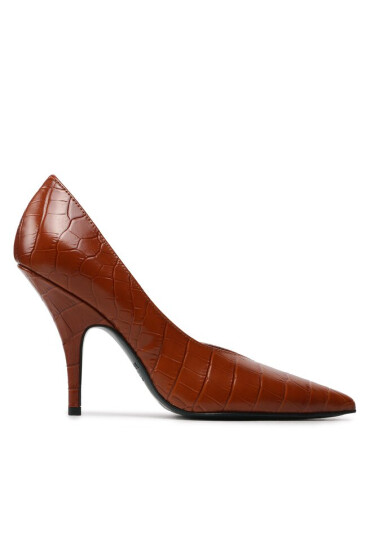 Patrizia Pepe Обувки на ток 8Z0078/L030-B665 Brown Croco - Mera.bg