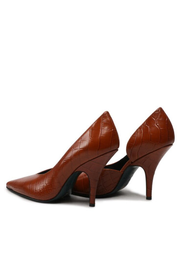 Patrizia Pepe Обувки на ток 8Z0078/L030-B665 Brown Croco - Mera.bg