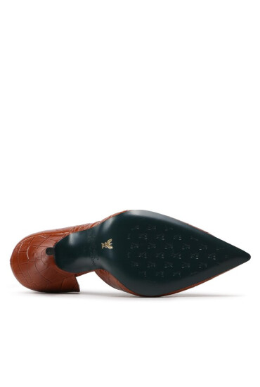 Patrizia Pepe Обувки на ток 8Z0078/L030-B665 Brown Croco - Mera.bg
