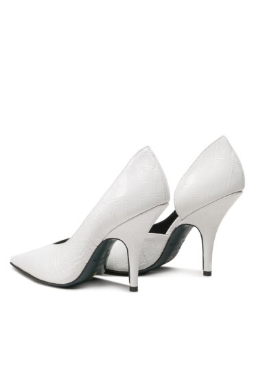 Patrizia Pepe Обувки на ток 8Z0078/L030 W303 White Croco - Mera.bg