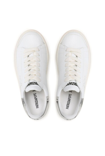 Patrizia Pepe Сникърси 8Z0080/E028 J3E8 White/Silver - Mera.bg
