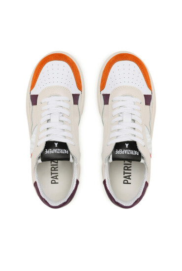 Patrizia Pepe Сникърси 8Z0096/V020-J3T3 Beige/Orange - Mera.bg