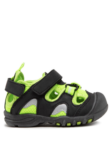 Pax Scandinavia Сандали Pepper 7250007-44 Black/Lime - Mera.bg