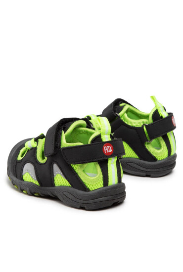 Pax Scandinavia Сандали Pepper 7250007-44 Black/Lime - Mera.bg