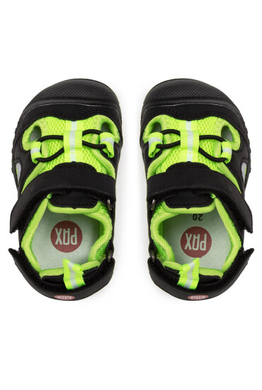 Pax Scandinavia Сандали Pepper 7250007-44 Black/Lime - Mera.bg