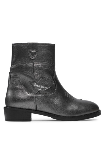 Pepe Jeans Боти Western Metal PGS50175 Сив - Mera.bg