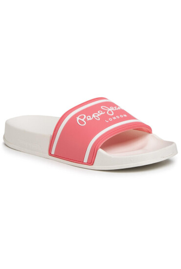 Pepe Jeans Чехли Slider Logo Girl PGS70031 Pink 325 - Mera.bg