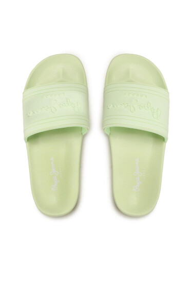 Pepe Jeans Чехли Slider Logo W PLS70125 Зелен - Mera.bg