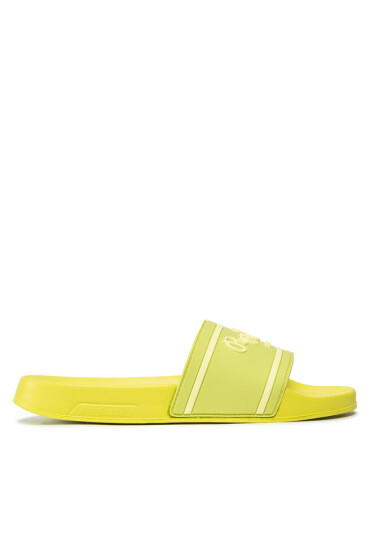Pepe Jeans Чехли Slider Logo Woman PLS70112 Зелен - Mera.bg