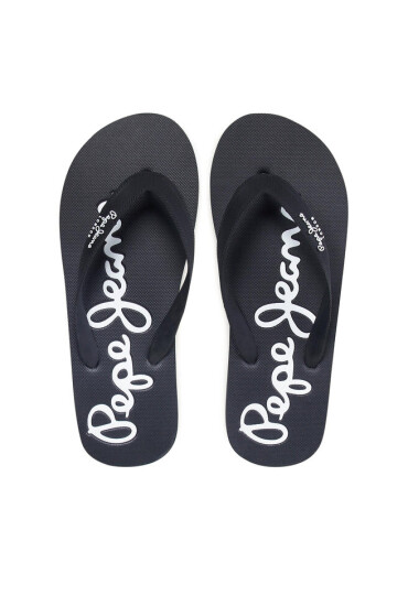 Pepe Jeans Джапанки Bat Beach Brand M PMS70110 Black 999 - Mera.bg