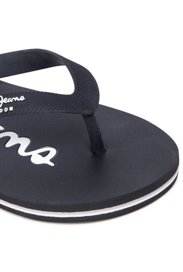 Pepe Jeans Джапанки Bat Beach Brand M PMS70110 Black 999 - Mera.bg