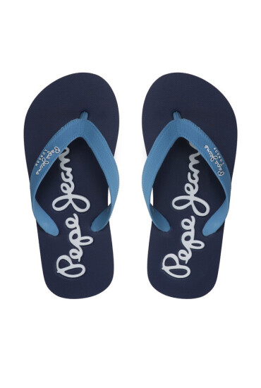 Pepe Jeans Джапанки Bay Beach Brand B PBS70049 Син - Mera.bg