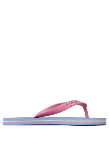 Pepe Jeans Джапанки Bay Beach Claic Brand W PLS70143 Bright Pink 338 - Mera.bg