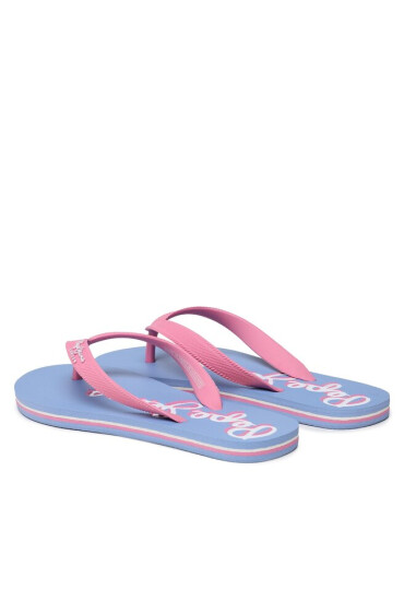 Pepe Jeans Джапанки Bay Beach Claic Brand W PLS70143 Bright Pink 338 - Mera.bg