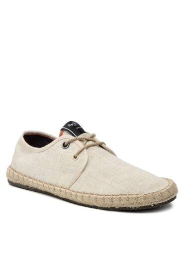 Pepe Jeans Еспадрили Tourist Linen PMS10304 Ecru 814 - Mera.bg