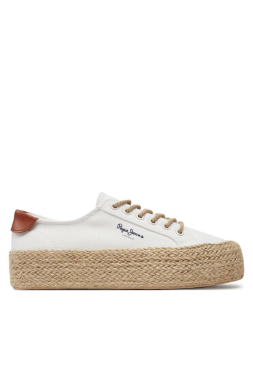 Pepe Jeans Еспадрили Kyle Classic PLS10412 Бял - Mera.bg