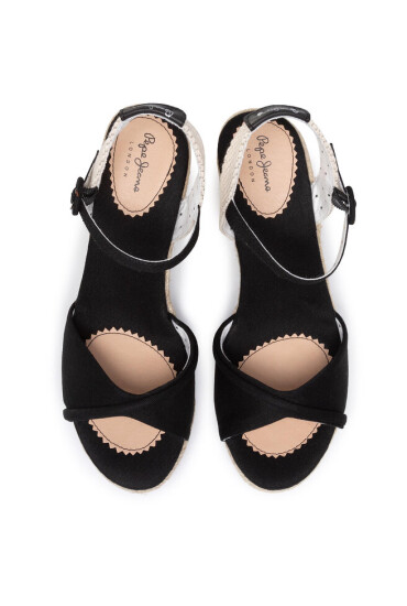 Pepe Jeans Еспадрили Shark Lady PLS90454 Black 999 - Mera.bg