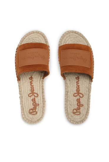 Pepe Jeans Еспадрили Siva Berry PLS90583 Кафяв - Mera.bg