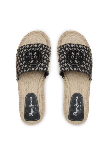 Pepe Jeans Еспадрили Siva Jacquard PLS90593 Black 999 - Mera.bg