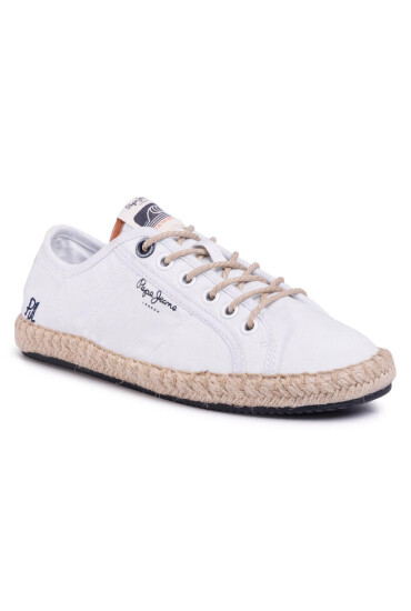 Pepe Jeans Еспадрили Tourist Island W PLS10398 White 800 - Mera.bg