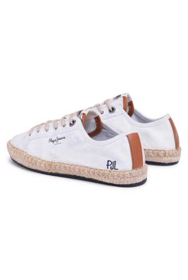 Pepe Jeans Еспадрили Tourist Island W PLS10398 White 800 - Mera.bg