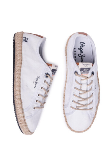 Pepe Jeans Еспадрили Tourist Island W PLS10398 White 800 - Mera.bg