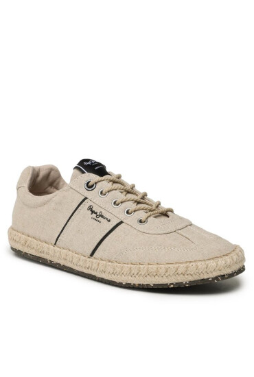 Pepe Jeans Еспадрили Tourist Vegas Linen PMS10310 Ecru 814 - Mera.bg