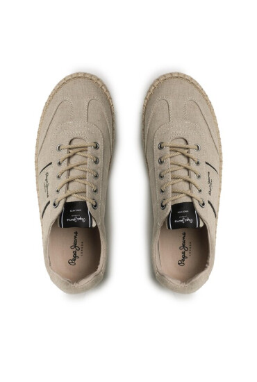 Pepe Jeans Еспадрили Tourist Vegas Linen PMS10310 Ecru 814 - Mera.bg