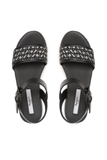 Pepe Jeans Еспадрили Witney Jacquard PLS90594 Черен - Mera.bg