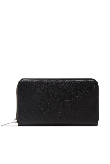 Pepe Jeans Голям дамски портфейл Bassy23 PL070186 Black 999 - Mera.bg