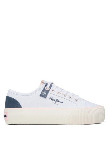 Pepe Jeans Гуменки Ottis W Sun PLS31456 Бял - Mera.bg