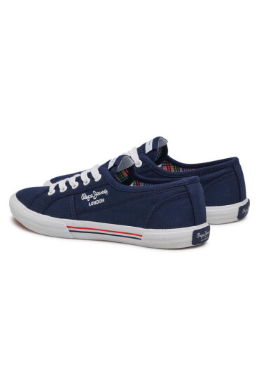 Pepe Jeans Гуменки Aberlady Ecobass PLS31193 Marine 585 - Mera.bg