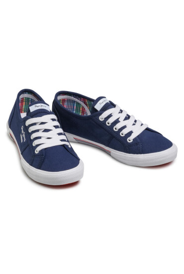 Pepe Jeans Гуменки Aberlady Ecobass PLS31193 Marine 585 - Mera.bg