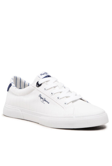 Pepe Jeans Гуменки Kenton Bass PLS31293 White 800 - Mera.bg