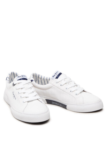Pepe Jeans Гуменки Kenton Bass PLS31293 White 800 - Mera.bg