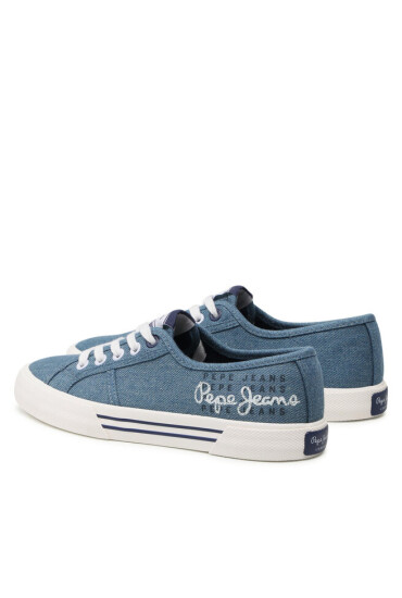 Pepe Jeans Гуменки Brady W Logo PLS31288 Factory Blue 560 - Mera.bg