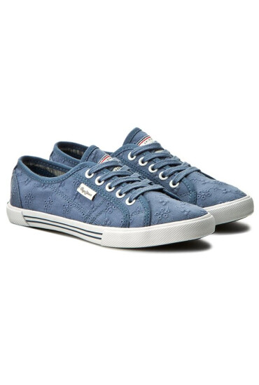 Pepe Jeans Гуменки Aberlady Anglaise PLS30501 Ocean 588 - Mera.bg