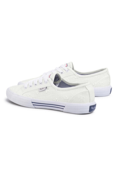 Pepe Jeans Гуменки Aberlady Angy-20 PLS30948 White 800 - Mera.bg