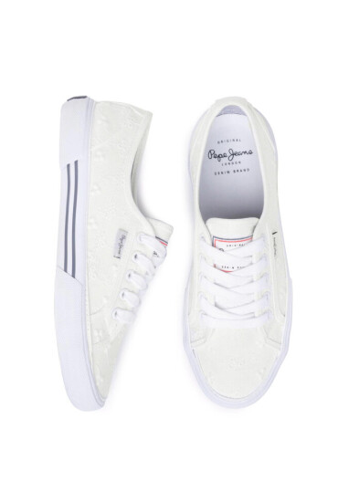 Pepe Jeans Гуменки Aberlady Angy-20 PLS30948 White 800 - Mera.bg