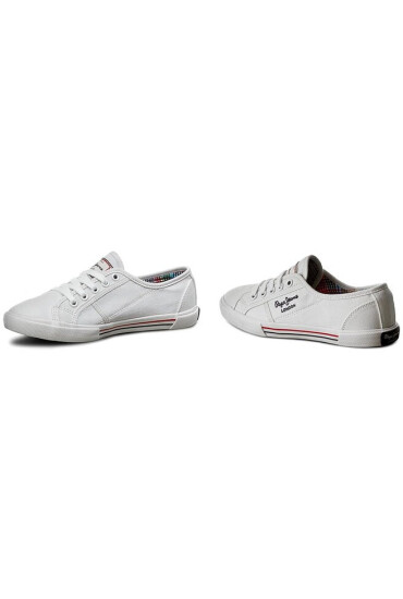 Pepe Jeans Гуменки Aberlady Basic 17 PLS30500 White 800 - Mera.bg