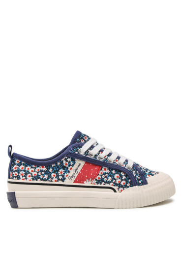 Pepe Jeans Гуменки Ottis Flower Girl PGS30541 Тъмносин - Mera.bg