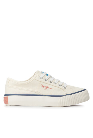 Pepe Jeans Гуменки Ottis Platform Girl Бял - Mera.bg